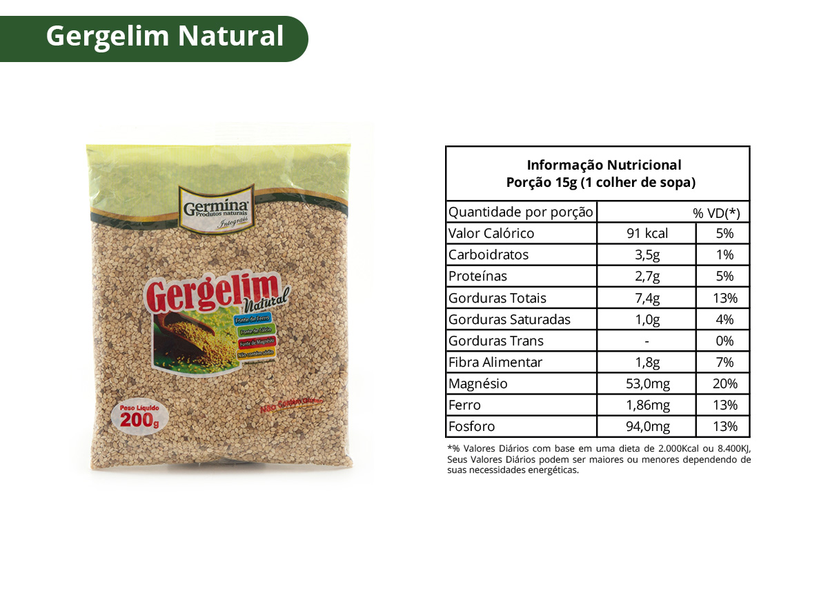 gergelim natural